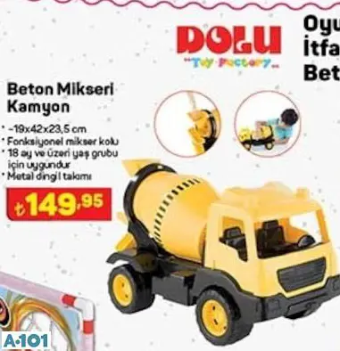DOLU OYUNCAK ÇÖP KAMYONU DOLU OYUNCAK ÇÖP KAMYONU